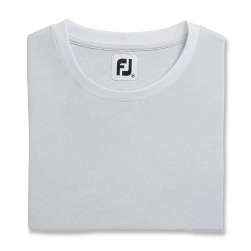 Footjoy Crew Neck Sweatshirt Women's Shirts White | 623SIVWLM