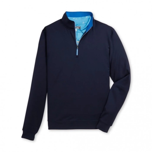 Footjoy Half-Zip Men's Pullover Navy | 524CAPQHY