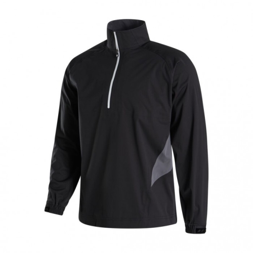 Footjoy HydroKnit Men's Pullover Black / Charcoal | 430NJKAYT