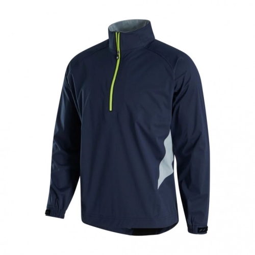 Footjoy HydroKnit Men's Pullover Navy / Grey | 387EPCUID