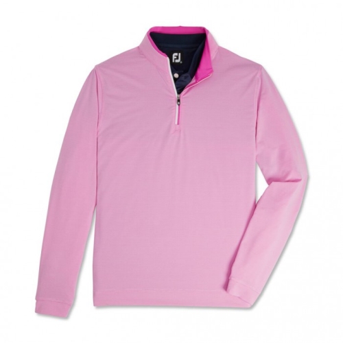 Footjoy Lightweight Quarter-Zip Men's Jacket Hot Pink / White | 361YAJEHC