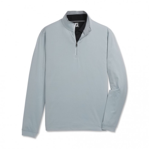 Footjoy Lightweight Quarter-Zip Men's Jacket Grey / Ice Blue | 875LBDMXH