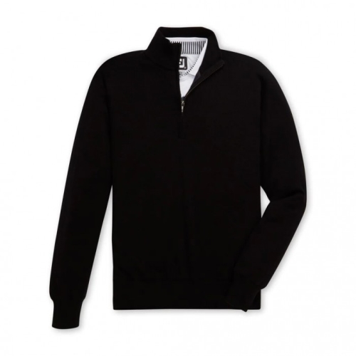 Footjoy Lined Performance Sweater Men's Jacket Black | 274IXLPDO