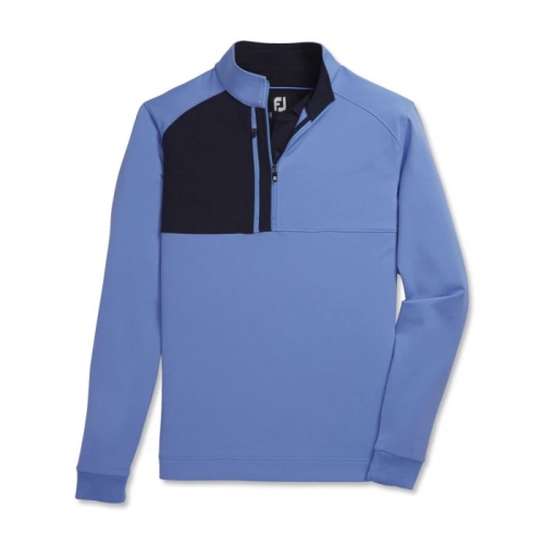 Footjoy Pique Sport Mid-Layer Men's Jacket Lagoon | 103FGBSKV