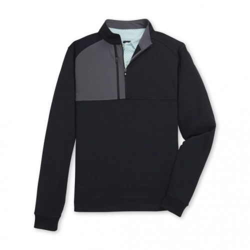 Footjoy Pique Sport Mid-Layer Men's Jacket Black | 356FBTMQH