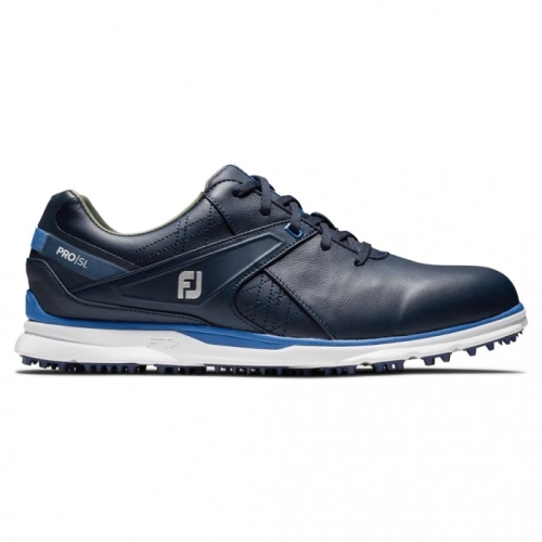 Footjoy Pro|SL Men's Spikeless Golf Shoes Navy / Light Blue | 840HEKDQZ