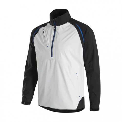 Footjoy Select LS Rain Men's Jacket Black / White / Royal | 934KSODRA