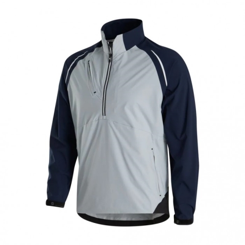 Footjoy Select LS Rain Men's Jacket Silver / Navy | 753TMBRVP