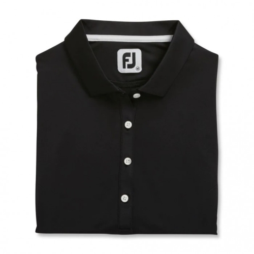 Footjoy Solid Lisle Sleeveless Women's Shirts Black | 076DLNXTS