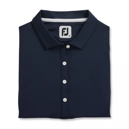 Footjoy Solid Lisle Sleeveless Women's Shirts Navy | 169XPKVNL