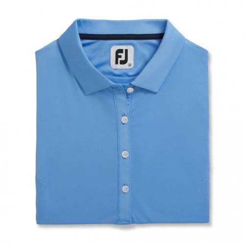 Footjoy Solid Lisle Sleeveless Women's Shirts Light Blue | 243ECKIUB