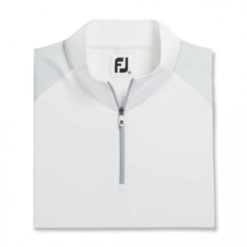 Footjoy Zip Placket Women's Shirts White | 516HPVJFT